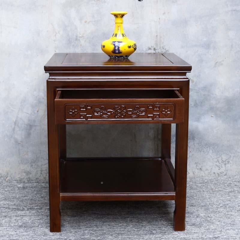 客厅YPK小茶几桌子沙景发侧角几边架桌新边新品实木花鱼缸架方几