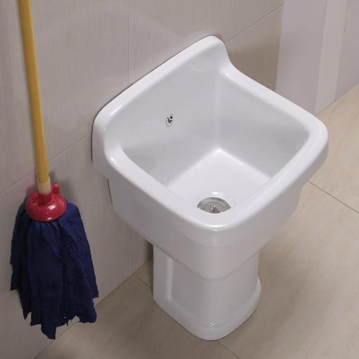 厂家卫生间陶瓷形分JNVOV式全自动式墩下水器拖把盘体方拖布池拖