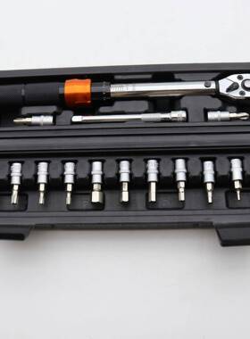 1高/4度自力行车扭扳手套装精预置式小飞可调节LWT小型扭矩棘轮扳