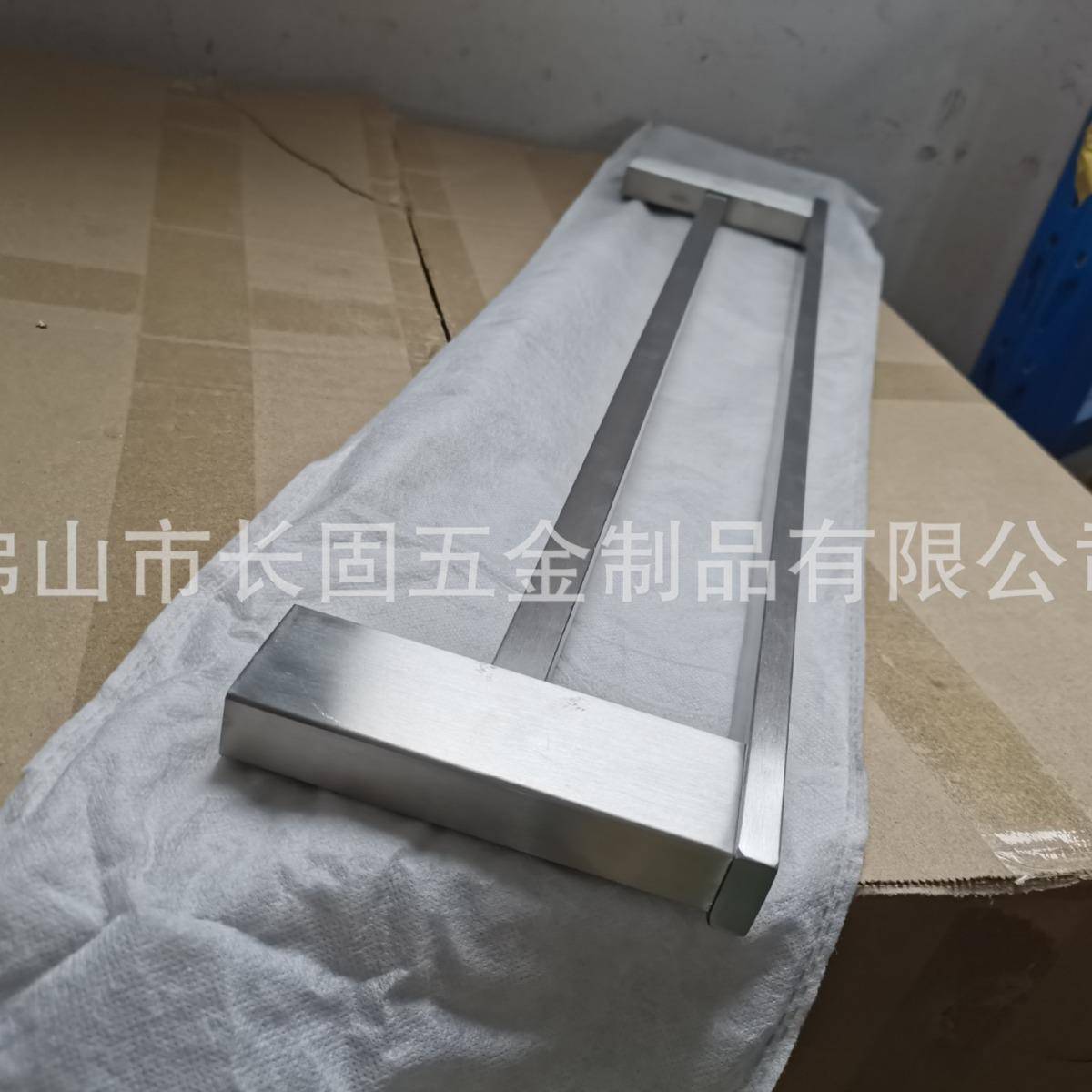方双杆浴676双层毛巾置店物座架不锈钢酒挂杆双杠长固ST-V09室03