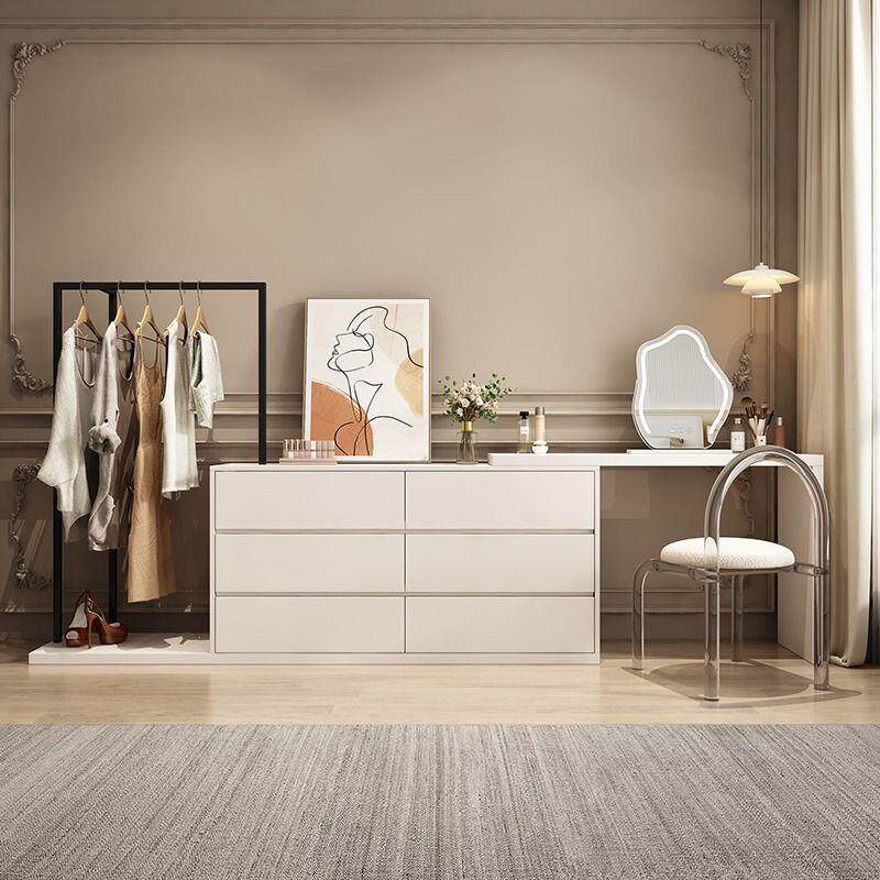 简约现斗代柜梳妆台体实木小卧室238网红多功能型转角化妆桌收纳