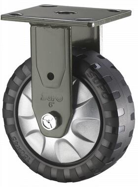 SUPO/向荣5寸防滑承重型工业定向PU聚酯脚轮J07S8-04-2氨0J07S-04