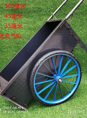 家双轮充气NRY实心运工输矿车环卫垃圾手推方斗车老虎铁厂斗车