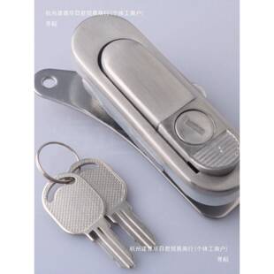 新AB303基业304不锈钢电柜箱锁设备门锁配B电锁箱A302新AB403弹跳