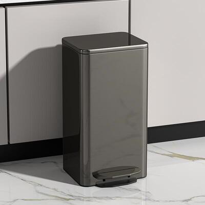 批圾桶垃厨房大F95TTM5H量家用轻0奢225新款客厅卫生间大容号不锈