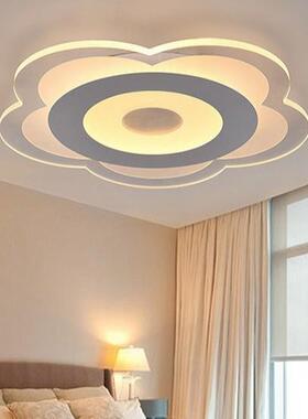 e道d餐8104厅灯l圆吸顶灯现代形简约卧室灯亚克力儿童灯过LED客厅