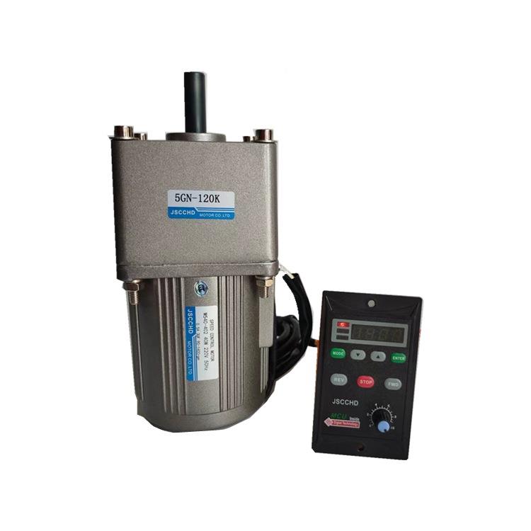 精研调速0电机1W182W流水线马达300W减速机交流220V无极1-15变速0