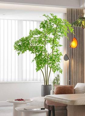 南内天竹植物假绿植树装饰绿植莱室盆栽落地摆件BD101083假树特
