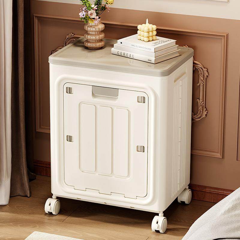 衣收纳箱整理箱大容量服超轮大家用翻盖带衣咨询客服折叠换季物被