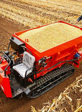 农用撒粪车全自牵引自行走干湿用撒动肥撒料农用履式撒QZD带肥两