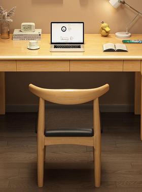 全实书桌GJB40/50CM宽写户字桌家用中学生学桌子卧木室小习型电脑