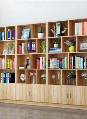 书合柜实木架自由组ZVT书橱童简约现代儿白书色省空间落地收纳柜