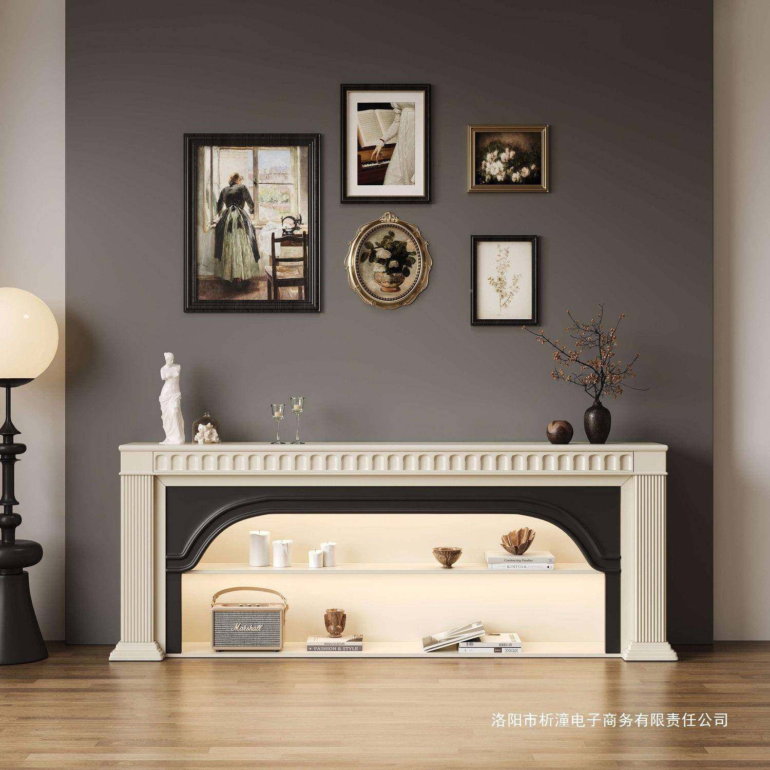 法式奶油风柜实木欧拱形壁炉装饰柜美式厅边入户壁HKP客炉式玄关,家装主材,卫浴五金组合套装/挂件套餐,淘宝优惠券,粉丝福利购,淘宝优惠卷