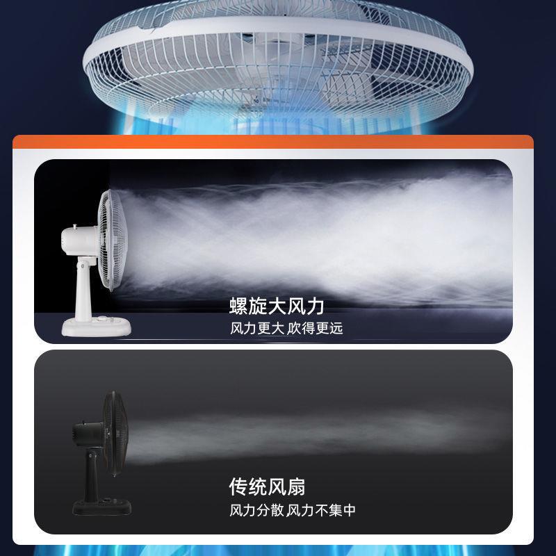 电风扇静台式家用音生宿扇舍寸大台桌面小风扇摇头转学页桌面台扇