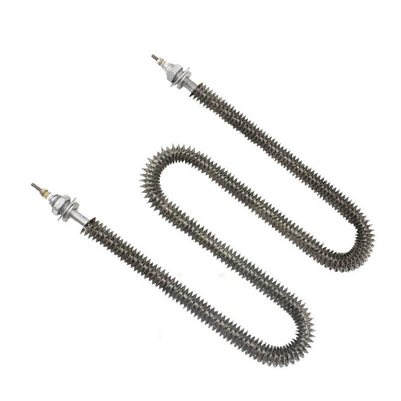 翅片式双加头加热IHB房管干烧烘热烘箱用加热管