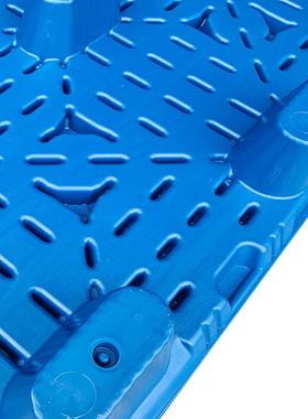 世库吹九托盘塑平板叉车用塑料塑胶板仓库防潮物流卡垫吹塑托CSTP