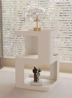 铁艺边几可移铁RFS动艺沙发边柜岩板约床头柜轻奢简代茶几现客厅