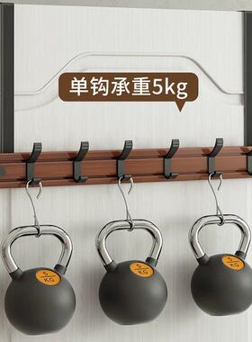 可移动门竹挂钩家用收纳理挂衣架免WH180926打孔卧室时后尚简约挂