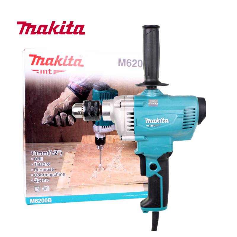 牧田makita电动工具M6200B/M6201B飞机钻工业家用两用多动能电钻