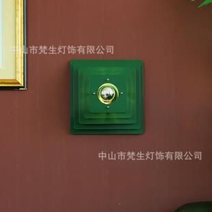 字1970s法现代主义壁灯国金塔复造型古太空时代金446属灯具氛围照