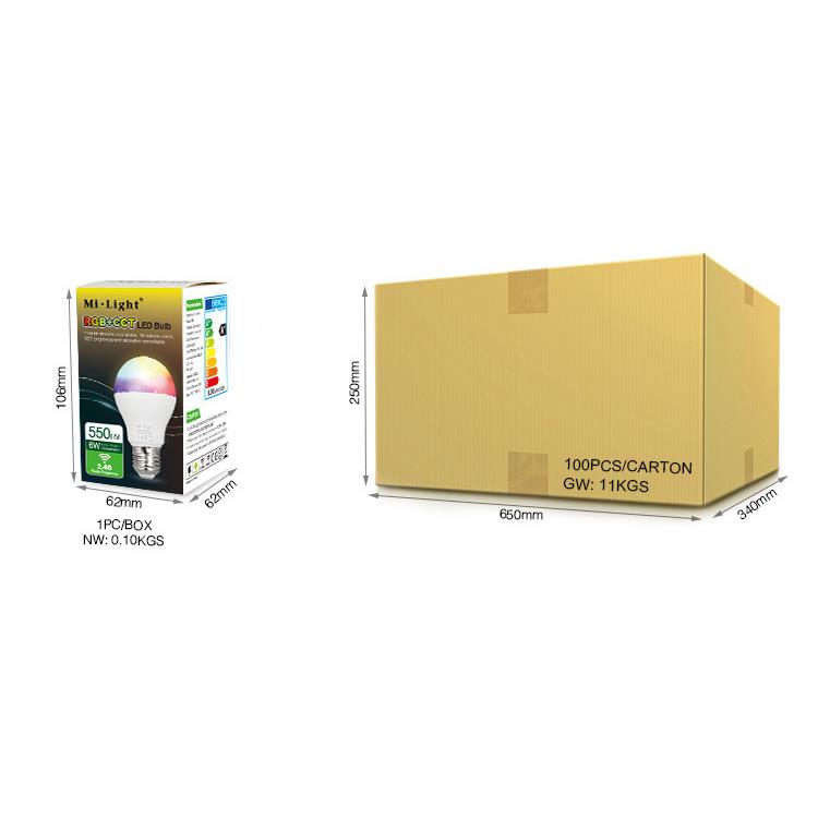 MILILGHTFUT01476WE2RGKRBBCCTED球泡灯