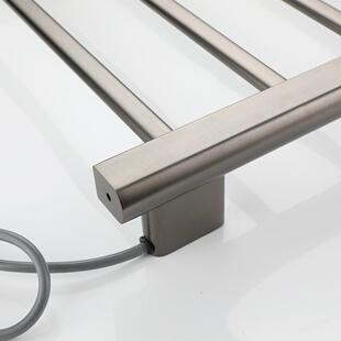 明装电热毛巾不钢浴锈架卫生架间智能加热巾恒温PDY烘干架速热