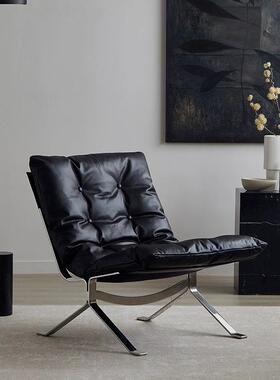 欧休闲椅中古设计师简单QYC人发姆椅客厅阳台懒人椅巴塞极罗那椅