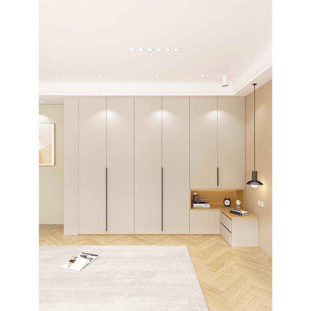 F77J78SS卧室衣柜床组头柜一体柜合家用梳妆台转角带侧边儿童大衣