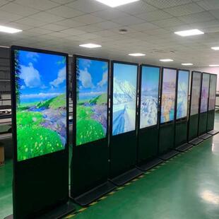 55寸横5501竖屏壁广告卓机立安网络版智挂能高式清触摸一体终端显