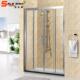 直销简易淋浴房一字形376浴一固一活铝室合程金隔断玻工璃淋浴房