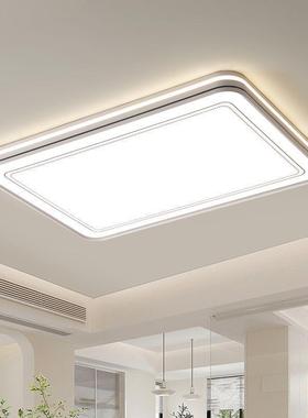 新款le现d吸MX-04171顶灯长方形厅灯简代家用圆形约卧室灯具大客