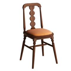 用法复古UUG小户型家实木餐椅轻高档中古风风格设计奢师新款式椅