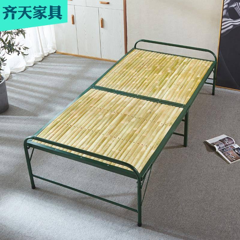条板床可折竹叠GBS人床.米简竹易加固出租屋床家用午休单床工地