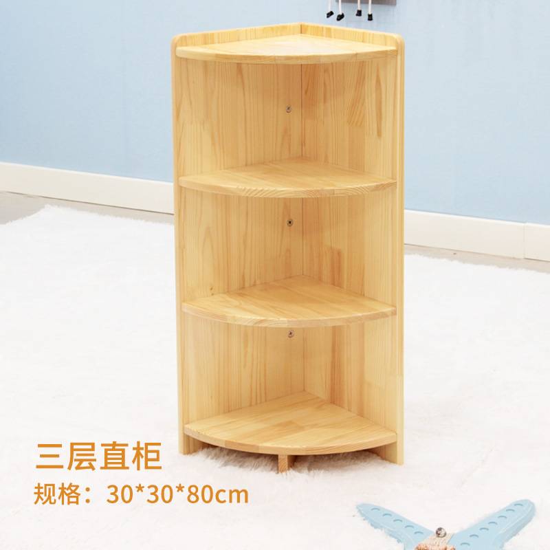 早教幼儿园置物架实木儿童玩具收纳柜组合蒙氏教具柜书包柜区角柜