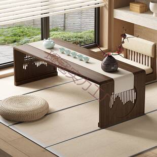 新璨寇实力款 飘窗桌椅用炕桌榻榻米折叠小户下型茶几家茶两用收纳