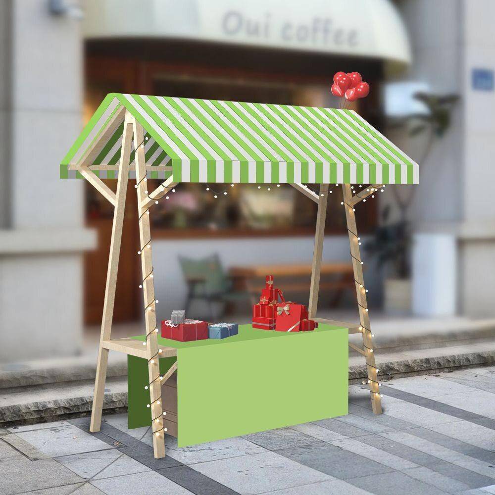 移动折叠架子夜户摆外摊车展示架集市默认项促销摊位实木网红市花