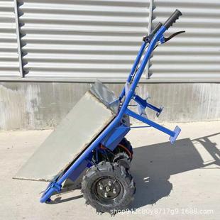 电动公车果园爬坡四轮手鸡推车家用养722殖种植工地搬运野越平板