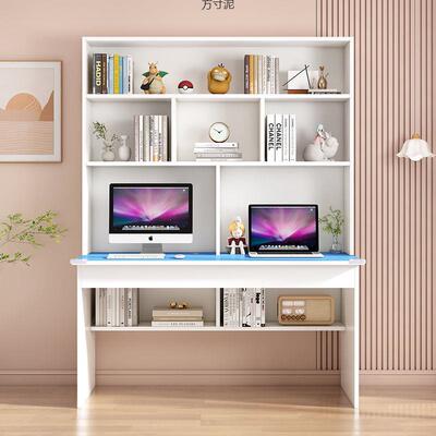 实木书电脑桌家用书桌书字架体一柜写简约现代卧室学生XIC学习写