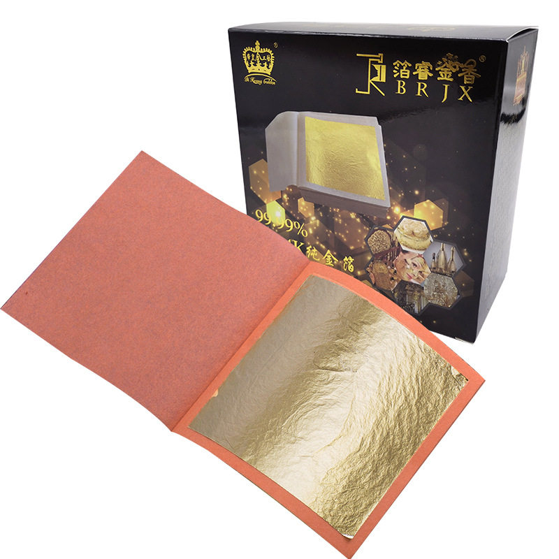 金睿24K金箔吊顶材料8*8㎝