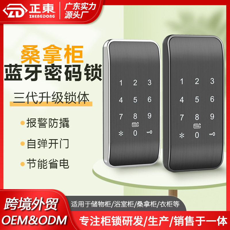 桑拿洗浴健身房感应电子柜门锁