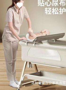 婴儿床可折移LOJ动多功能携宝宝床可叠摇便篮床式儿拼接大床床