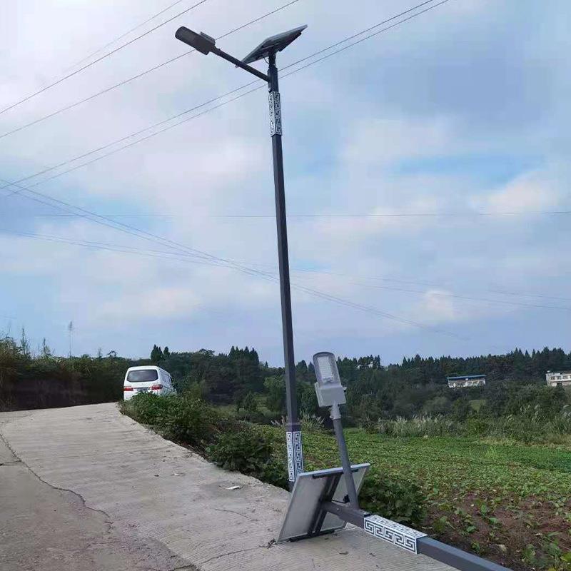 厂家方灯型路杆市政工8程单古臂米无品牌/12m回纹led复太阳能路灯