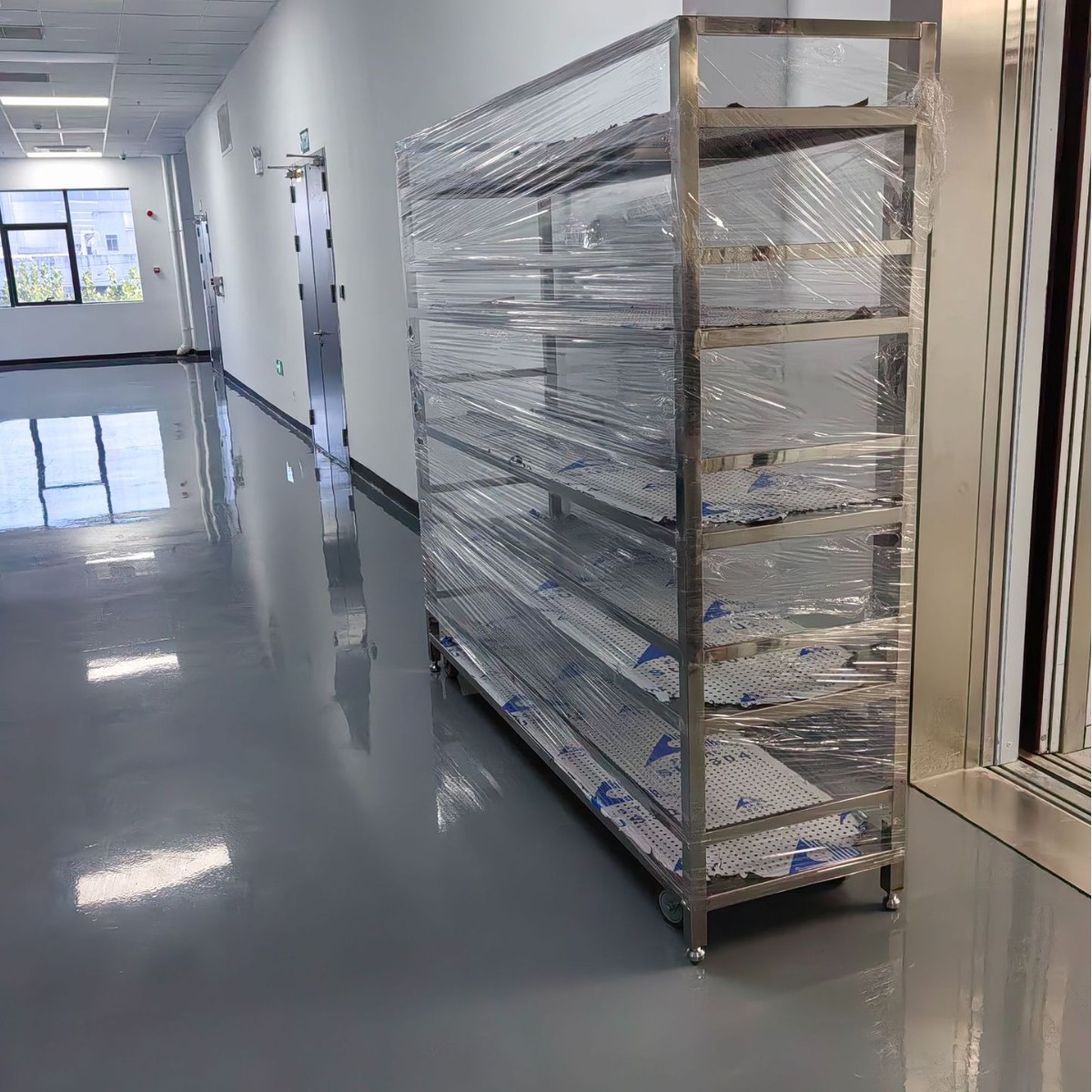 新材料实验室不锈钢存储货架置物架SUS304材质可量尺出收纳落地式