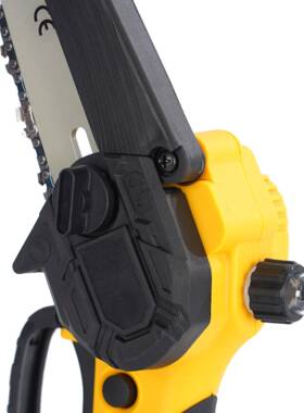 轻便单手无刷锂电锯家用便电携式锂电WTQ锯园林迷你电户锯链外伐