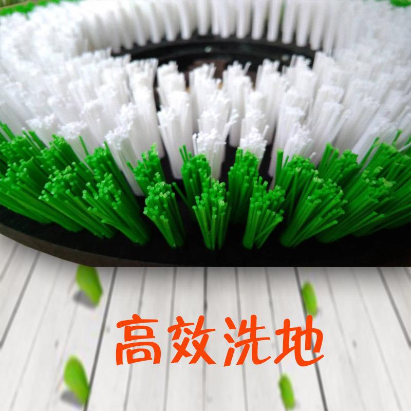 白云洁霸BF522地机配1件1刷75硬毛洗地刷地毯刷7寸洗刷地17寸175