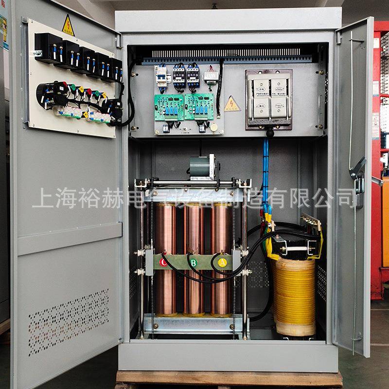 3V三相大功率IXM全自动补偿式交流稳8压器0工业备设电力稳压电源