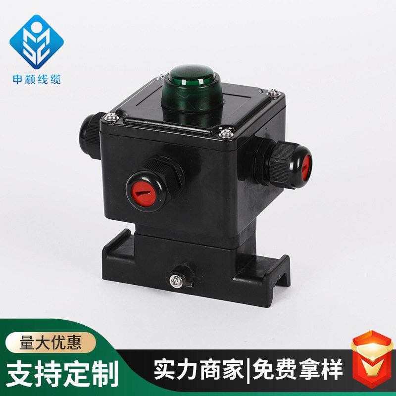 电伴热通带带指示灯接线盒通源两电三四通尾端接线盒温带指示灯控