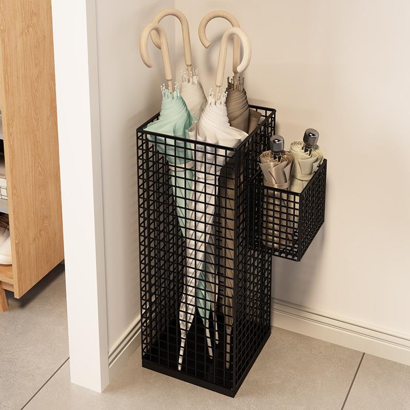 伞收纳架QGL雨架伞架收纳伞伞桶置物架雨伞桶收纳筒家用门口雨放