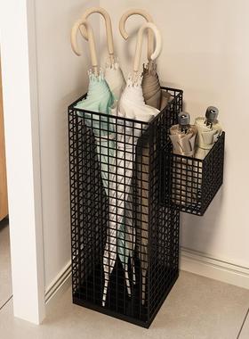 伞收纳架QGL雨架伞架收纳伞伞桶置物架雨伞桶收纳筒家用门口雨放