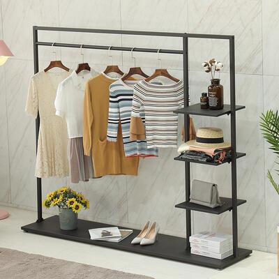 d卧de新款艺衣帽落地LLV衣架铁创意客厅简易架室挂衣